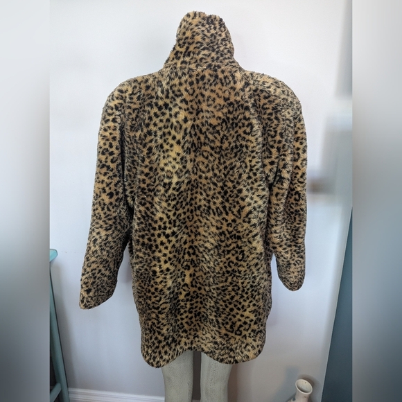 Vintage Marco Collection  leopard swing coat tagged S fits L - Picture 5 of 12